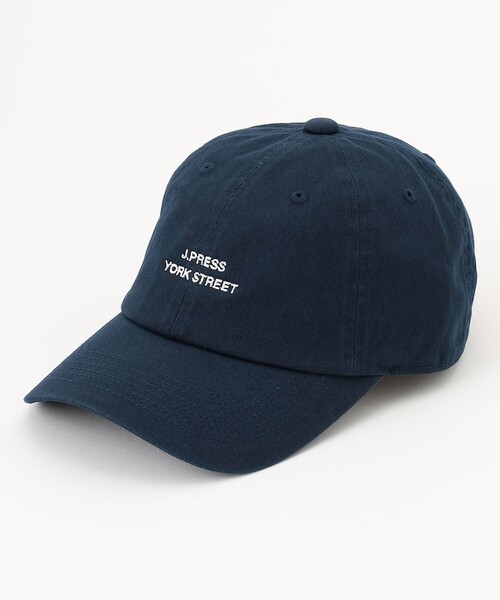 J.PRESS YORK STREET（ジェイプレスヨークストリート）の「【UNISEX】ロゴ刺繍キャップ（キャップ・メンズ・ブラック系/ベージュ系/ネイビー系・F）」の3枚目の写真
