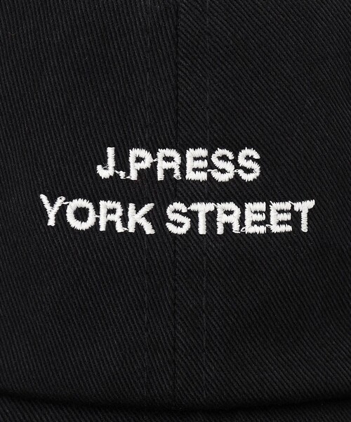 J.PRESS YORK STREET（ジェイプレスヨークストリート）の「【UNISEX】ロゴ刺繍キャップ（キャップ・メンズ・ブラック系/ベージュ系/ネイビー系・F）」の4枚目の写真