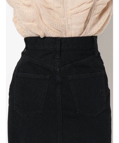 EMODA（エモダ）の「スウィッチングデニムスカート（スカート・レディース・グレー/ブラック・MEDIUM/SMALL）」の10枚目の写真