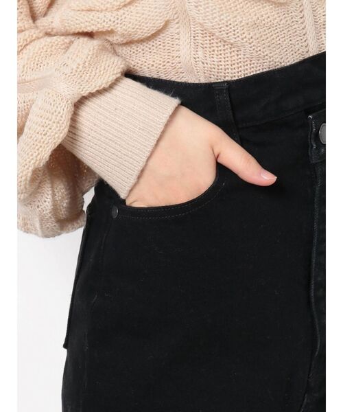 EMODA（エモダ）の「スウィッチングデニムスカート（スカート・レディース・グレー/ブラック・MEDIUM/SMALL）」の11枚目の写真