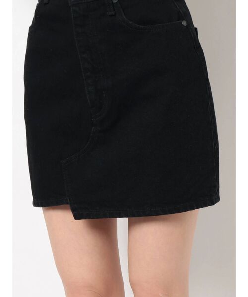 EMODA（エモダ）の「スウィッチングデニムスカート（スカート・レディース・グレー/ブラック・MEDIUM/SMALL）」の12枚目の写真