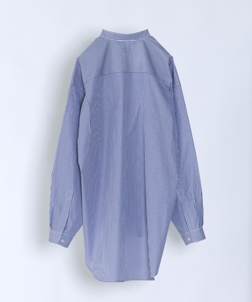 AIMNAIM（エイムネイム）の「THOMAS MASON BAND COLLAR SHIRTS（シャツ/ブラウス・メンズ・オフホワイト/サンドベージュ/その他1/ライトグレー・MEDIUM/LARGE）」の21枚目の写真