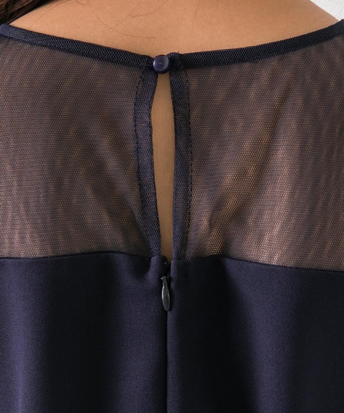 form forma（フォルムフォルマ）の「ビスチェデザインIラインワンピース（ドレス・レディース・ダークグレー/ネイビー・9号）」の8枚目の写真