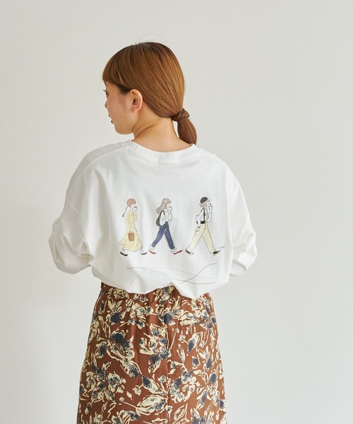 CPCM(シーピーシーエム)の「art.corinコラボロンT(Tシャツ/カットソー・メンズ・ホワイト/サックスブルー/チャコールグレー・MEDIUM/LARGE)」の8枚目の写真