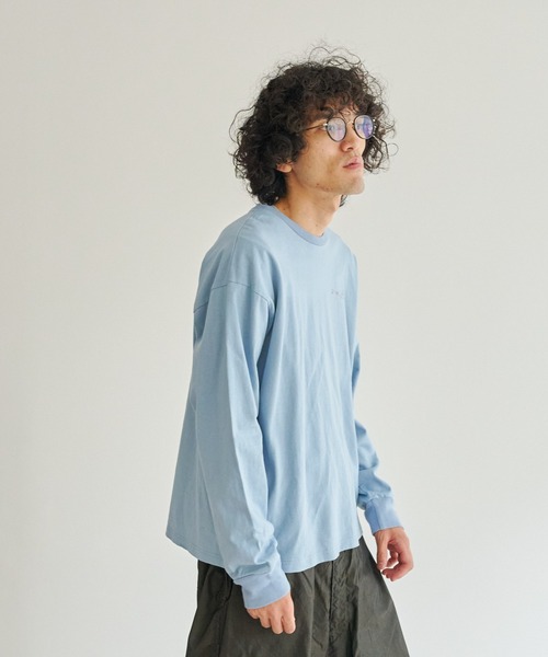 CPCM(シーピーシーエム)の「art.corinコラボロンT(Tシャツ/カットソー・メンズ・ホワイト/サックスブルー/チャコールグレー・MEDIUM/LARGE)」の20枚目の写真