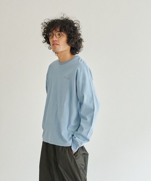 CPCM(シーピーシーエム)の「art.corinコラボロンT(Tシャツ/カットソー・メンズ・ホワイト/サックスブルー/チャコールグレー・MEDIUM/LARGE)」の21枚目の写真