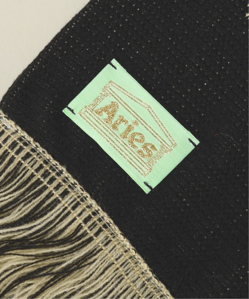 ARIES(アリーズ)の「【ARIES / アリーズ】NO PROBLEMO SCARF(マフラー・メンズ・ブラック・FREE)」の4枚目の写真