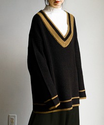 feepur | チルデンVネックオーバーニット(ニット/セーター)