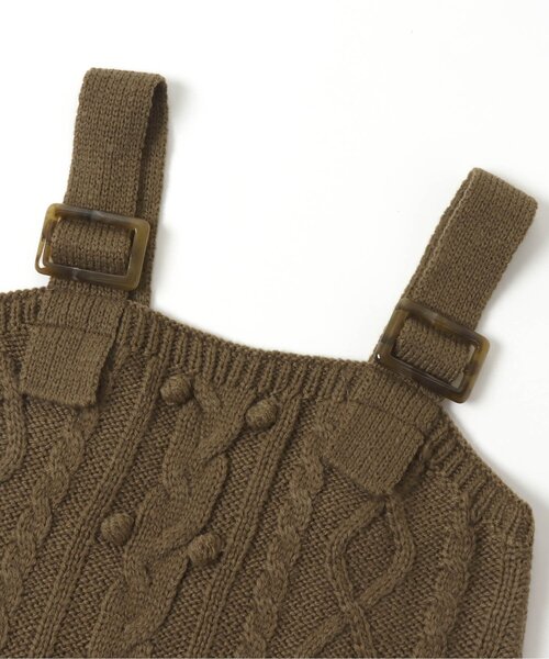 apres les cours（アプレレクール）の「WEB限定２Pセットニットワンピ（ワンピース・キッズ・アイボリー/サックスブルー/ブラウン・80/90/120/100/110/140/130）」の9枚目の写真