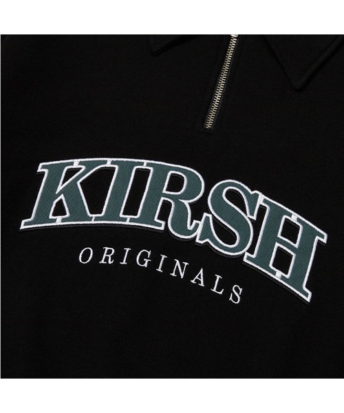 KIRSH（キルシー）の「A'GEM/9 × .kom『KIRSH/キルシー』ARCH LOGO HALF ZIPUP/アーチロゴ ハーフジップ スウェットシャツ（スウェット・レディース・ブラック/グレー・FREE）」の18枚目の写真