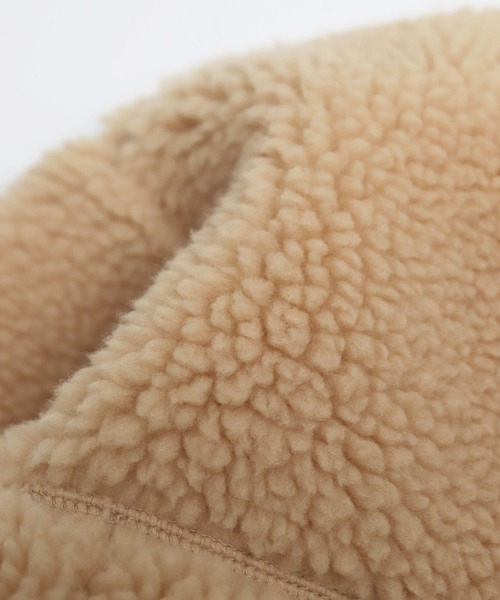 D.M.G.（ドミンゴ）の「[D.M.G / ディーエムジー]　レトロフリースボアブルゾン（ブルゾン・レディース・ブラック/ベージュ・FREE）」の13枚目の写真