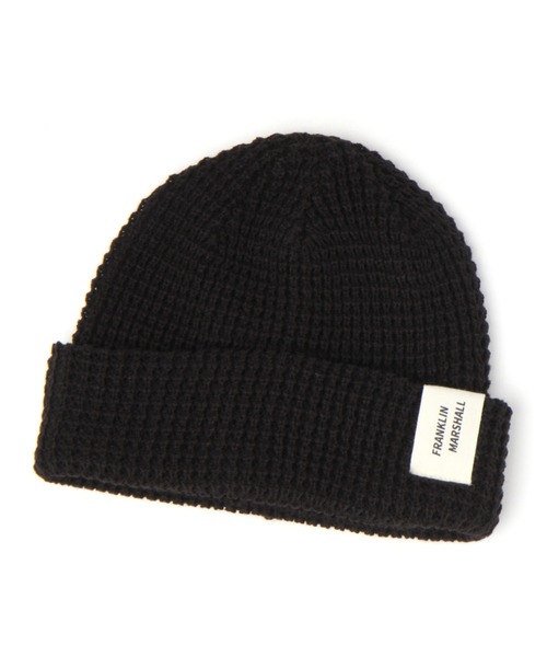 FRANKLIN & MARSHALL（フランクリンマーシャル）の「【FRANKLIN MARSHALL（フランクリンマーシャル）】ワッフルワッチ（ニットキャップ/ビーニー・メンズ・ホワイト/ブラック/オレンジ/グリーン・FREE）」の2枚目の写真