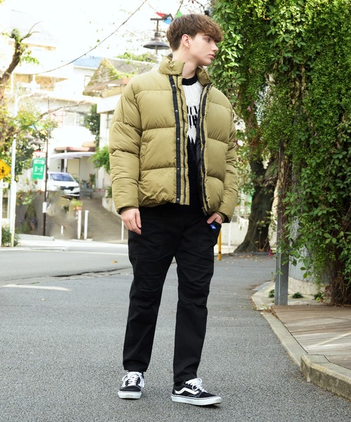 ８(eight)（エイト）の「パデットジャケット（ダウンジャケット/コート・メンズ・ブラック/ブラウン/チャコールグレー/オリーブ/ネイビー/ベージュ・SMALL/MEDIUM/X-LARGE/LARGE）」の9枚目の写真