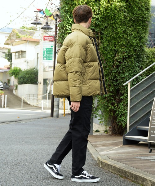 ８(eight)（エイト）の「パデットジャケット（ダウンジャケット/コート・メンズ・ブラック/ブラウン/チャコールグレー/オリーブ/ネイビー/ベージュ・SMALL/MEDIUM/X-LARGE/LARGE）」の10枚目の写真