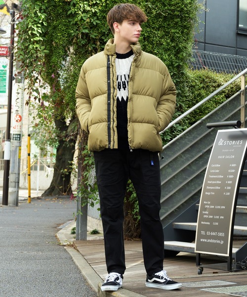 ８(eight)（エイト）の「パデットジャケット（ダウンジャケット/コート・メンズ・ブラック/ブラウン/チャコールグレー/オリーブ/ネイビー/ベージュ・SMALL/MEDIUM/X-LARGE/LARGE）」の11枚目の写真