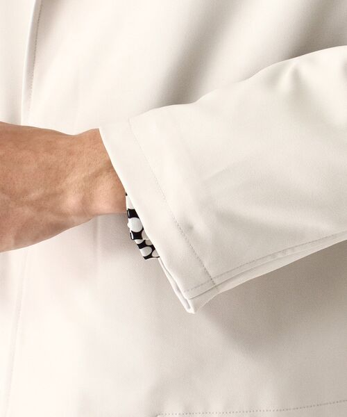 tk.TAKEO KIKUCHI（ティーケータケオキクチ）の「◆タイロッケン2WAYショートブルゾン（ブルゾン・メンズ・ダークブラウン/ナチュラル/ブラック・01/02/03）」の4枚目の写真