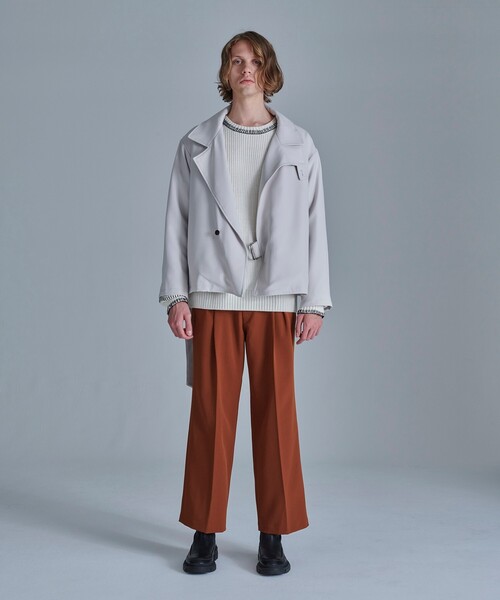 tk.TAKEO KIKUCHI（ティーケータケオキクチ）の「◆タイロッケン2WAYショートブルゾン（ブルゾン・メンズ・ダークブラウン/ナチュラル/ブラック・01/02/03）」の14枚目の写真