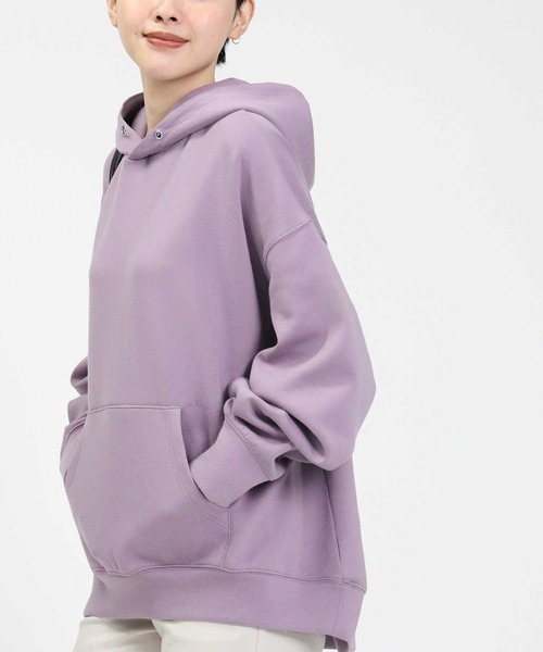 HONEYSUCKLE ROSE(ハニーサックルローズ)の「【HONEYSUCKLE ROSE】ポンチビッグパーカー(パーカー・レディース・オフホワイト/イエロー/ダークグレー/グリーン/ピンク/ベージュ・M/L)」の19枚目の写真