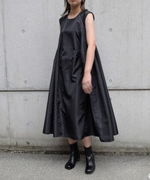 Marient | サテンタックドレスOP/ワンピース/オケージョン(ドレス)