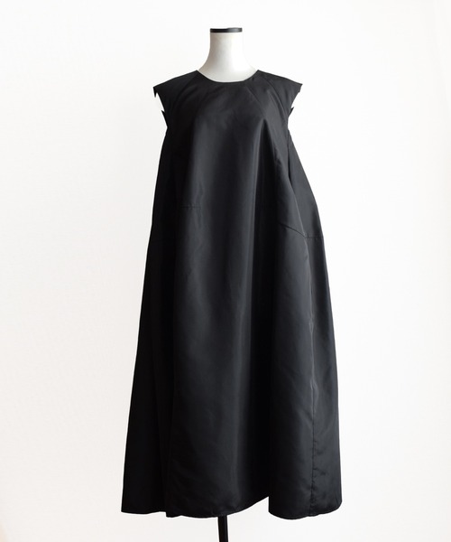 Marient（マリエント）の「サテンタックドレスOP/ワンピース/オケージョン（ドレス・レディース・ブラック・FREE）」の8枚目の写真