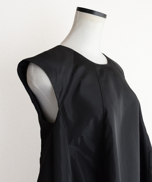 Marient（マリエント）の「サテンタックドレスOP/ワンピース/オケージョン（ドレス・レディース・ブラック・FREE）」の15枚目の写真