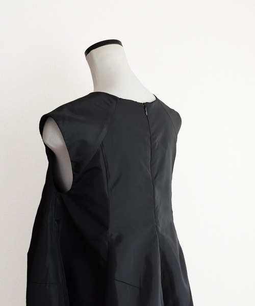 Marient（マリエント）の「サテンタックドレスOP/ワンピース/オケージョン（ドレス・レディース・ブラック・FREE）」の17枚目の写真