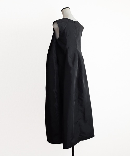 Marient（マリエント）の「サテンタックドレスOP/ワンピース/オケージョン（ドレス・レディース・ブラック・FREE）」の3枚目の写真