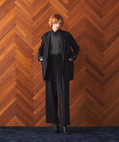 SHAREEF（シャリーフ）の「STRIPE WIDE BELT PANTS（その他パンツ・メンズ・ブラック系その他/グレー系その他・1/2/3）」の18枚目の写真