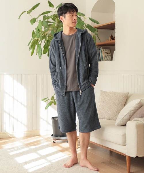 UNION STATION（ユニオンステーション）の「/セットアップ対応/杢パイルパーカー（パーカー・メンズ・ホワイト/ネイビー/その他・LL/M/L）」の7枚目の写真