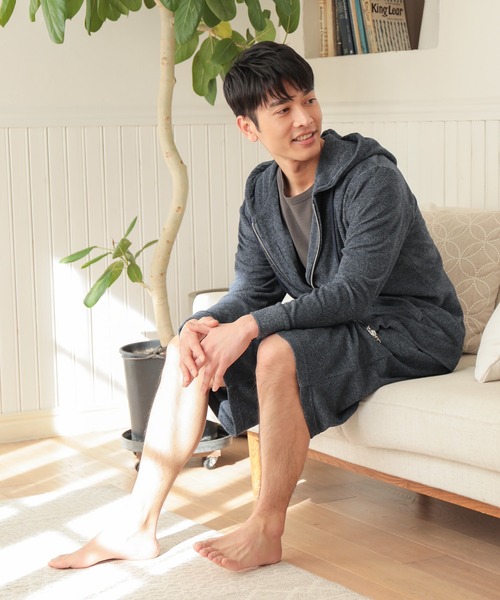 UNION STATION（ユニオンステーション）の「/セットアップ対応/杢パイルパーカー（パーカー・メンズ・ホワイト/ネイビー/その他・LL/M/L）」の6枚目の写真