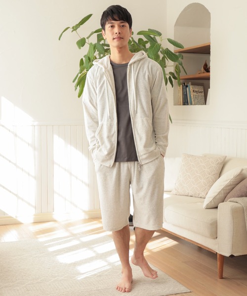 UNION STATION（ユニオンステーション）の「/セットアップ対応/杢パイルパーカー（パーカー・メンズ・ホワイト/ネイビー/その他・LL/M/L）」の12枚目の写真