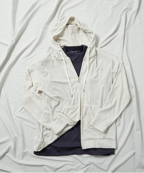 UNION STATION（ユニオンステーション）の「/セットアップ対応/杢パイルパーカー（パーカー・メンズ・ホワイト/ネイビー/その他・LL/M/L）」の22枚目の写真