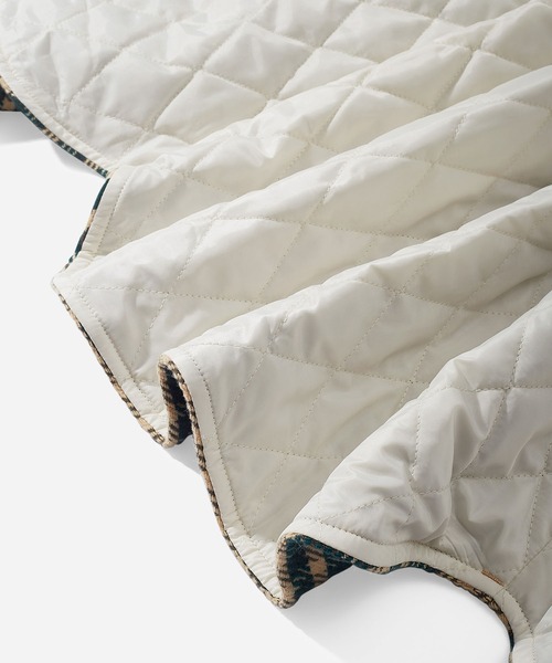 Saturdays NYC（サタデーズ ニューヨークシティ ）の「Rhodes Tartan Padded Overshirt（シャツ/ブラウス・メンズ・ダークブラウン・S/M/L/XL）」の5枚目の写真