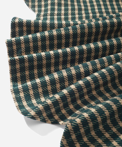 Saturdays NYC（サタデーズ ニューヨークシティ ）の「Rhodes Tartan Padded Overshirt（シャツ/ブラウス・メンズ・ダークブラウン・S/M/L/XL）」の3枚目の写真