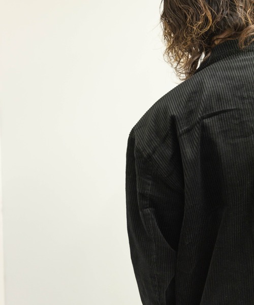 NYLAUS(ナイラス)の「太畝コーデュロイ ワイドテーラードジャケット(テーラードジャケット・メンズ・ブラック/ブラウン/カーキ/アイボリー・LL/L/M)」の13枚目の写真