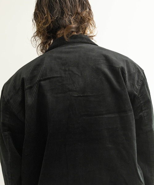 NYLAUS(ナイラス)の「太畝コーデュロイ ワイドテーラードジャケット(テーラードジャケット・メンズ・ブラック/ブラウン/カーキ/アイボリー・LL/L/M)」の14枚目の写真