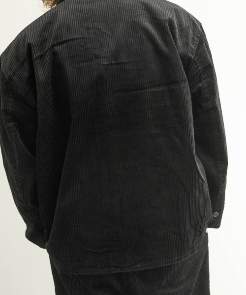 NYLAUS(ナイラス)の「太畝コーデュロイ ワイドテーラードジャケット(テーラードジャケット・メンズ・ブラック/ブラウン/カーキ/アイボリー・LL/L/M)」の15枚目の写真