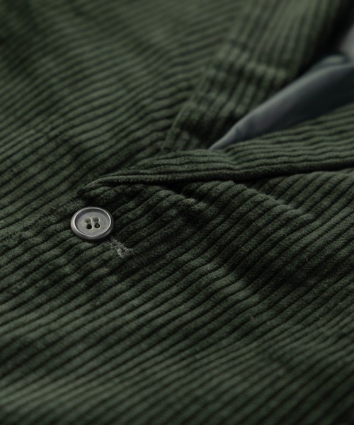 NYLAUS(ナイラス)の「太畝コーデュロイ ワイドテーラードジャケット(テーラードジャケット・メンズ・ブラック/ブラウン/カーキ/アイボリー・LL/L/M)」の18枚目の写真