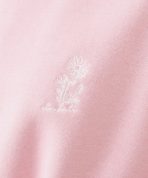 OLIVE des OLIVE(オリーブデオリーブ)の「カジュアル可愛く仕上げる。フラワーズ裏起毛プルオーバー/裏起毛スウェット(スウェット・レディース・ベージュ/ネイビー/グリーン/アイボリー/ピンク/ライトグレー・FREE)」の10枚目の写真