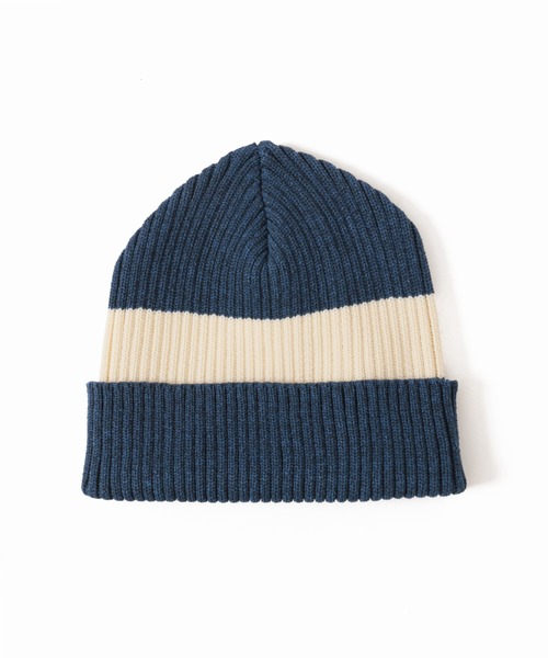 JOURNAL STANDARD（ジャーナルスタンダード）の「【LOGAN / ローガン×JS】別注 ライン ビーニー ニット帽（ニットキャップ/ビーニー・メンズ・ホワイト/ブラック/パープル/ネイビー/グレー/レッド/イエロー/オレンジ/グリーン/ブルー系その他・FREE）」の6枚目の写真