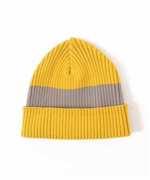 JOURNAL STANDARD（ジャーナルスタンダード）の「【LOGAN / ローガン×JS】別注 ライン ビーニー ニット帽（ニットキャップ/ビーニー・メンズ・ホワイト/ブラック/パープル/ネイビー/グレー/レッド/イエロー/オレンジ/グリーン/ブルー系その他・FREE）」の9枚目の写真