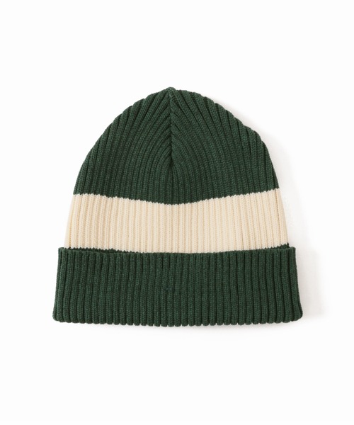 JOURNAL STANDARD（ジャーナルスタンダード）の「【LOGAN / ローガン×JS】別注 ライン ビーニー ニット帽（ニットキャップ/ビーニー・メンズ・ホワイト/ブラック/パープル/ネイビー/グレー/レッド/イエロー/オレンジ/グリーン/ブルー系その他・FREE）」の5枚目の写真