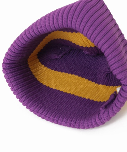 JOURNAL STANDARD（ジャーナルスタンダード）の「【LOGAN / ローガン×JS】別注 ライン ビーニー ニット帽（ニットキャップ/ビーニー・メンズ・ホワイト/ブラック/パープル/ネイビー/グレー/レッド/イエロー/オレンジ/グリーン/ブルー系その他・FREE）」の16枚目の写真