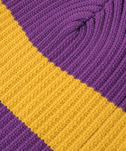 JOURNAL STANDARD（ジャーナルスタンダード）の「【LOGAN / ローガン×JS】別注 ライン ビーニー ニット帽（ニットキャップ/ビーニー・メンズ・ホワイト/ブラック/パープル/ネイビー/グレー/レッド/イエロー/オレンジ/グリーン/ブルー系その他・FREE）」の14枚目の写真