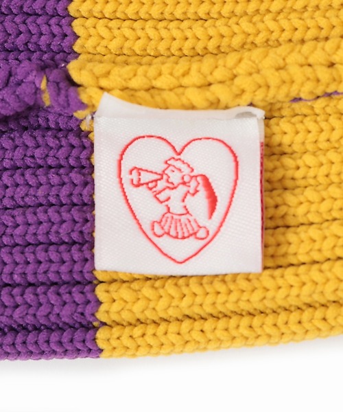 JOURNAL STANDARD（ジャーナルスタンダード）の「【LOGAN / ローガン×JS】別注 ライン ビーニー ニット帽（ニットキャップ/ビーニー・メンズ・ホワイト/ブラック/パープル/ネイビー/グレー/レッド/イエロー/オレンジ/グリーン/ブルー系その他・FREE）」の13枚目の写真