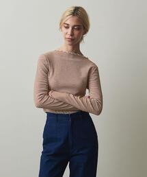 Steven Alan | <Steven Alan>CRAPE BORDER PULLOVER/カットソー(Tシャツ/カットソー)