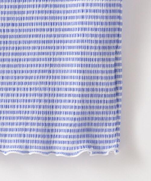 Steven Alan(スティーブンアラン)の「<Steven Alan>CRAPE BORDER PULLOVER/カットソー(Tシャツ/カットソー・レディース・ライトブルー/ブラウン・FREE)」の20枚目の写真