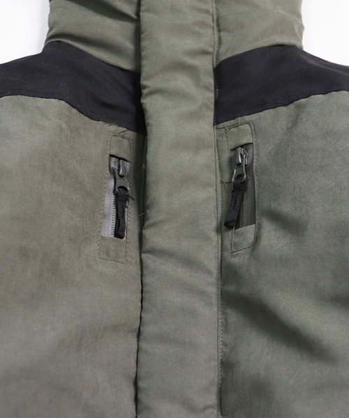 THE CASUAL(カジュアル)の「切替ボリュームフードジャケット キッズ(ダウンジャケット/コート・キッズ・ブラック/カーキ/チャコール・110cm/130cm/150cm/160cm/120cm/140cm)」の12枚目の写真