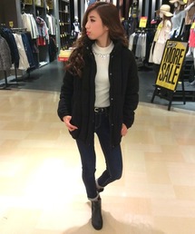 VENCEEXCHANGE | ツィード中綿ショートジャケット          (ダウンジャケット/コート)