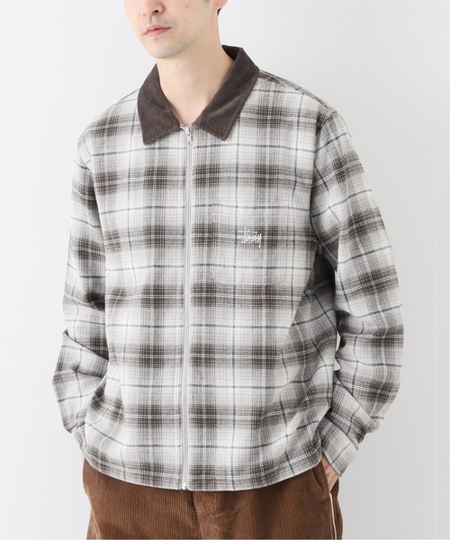 STUSSY（ステューシー）の「【STUSSY / ステューシー】Frank Plaid Zip Ls Shirt（シャツ/ブラウス・メンズ・ブラック/ブラウン・MEDIUM/LARGE）」の2枚目の写真